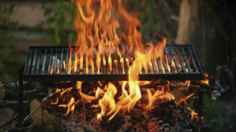 El asado debió ser suspendido (Foto ilustrativa)