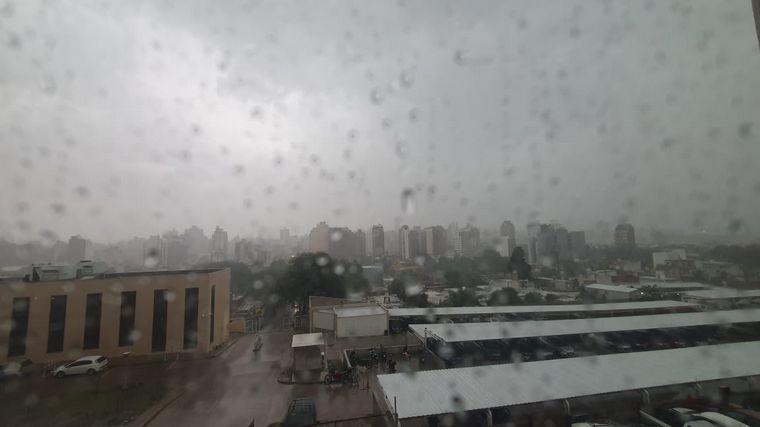 Lluvia y viento en Córdoba