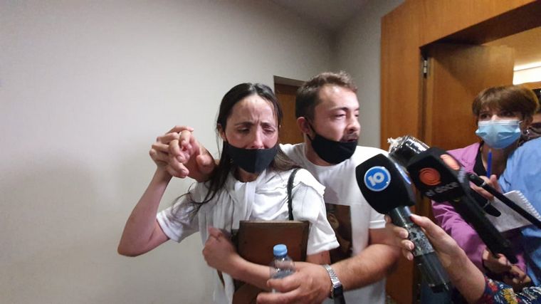 Dolor entre los familiares de Mateo Aguirre tras el fallo judicial.