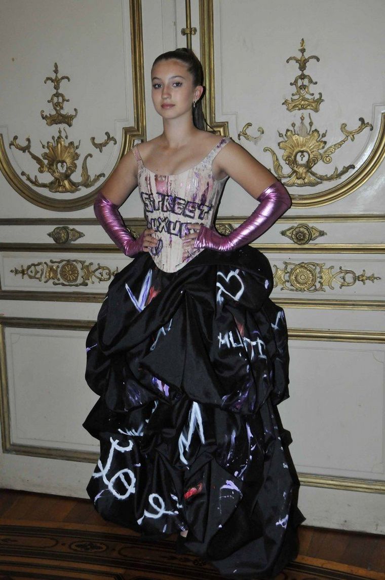 Indiana, la hija de Nicole Neumann y Fabián Cubero, debutó como modelo.