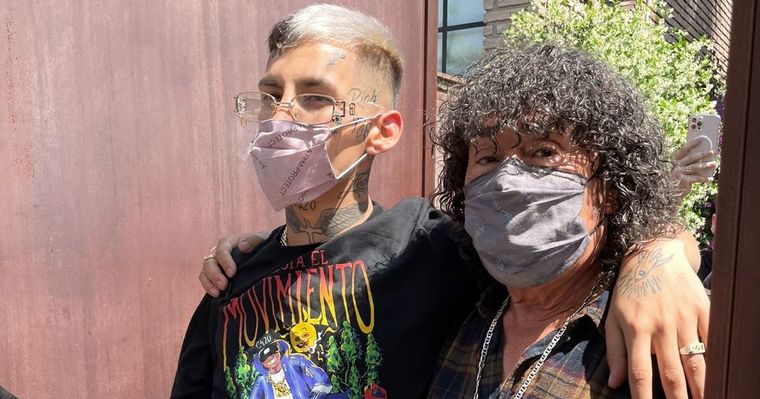 La Mona y L-Gante, juntos en el festival Bum Bum.