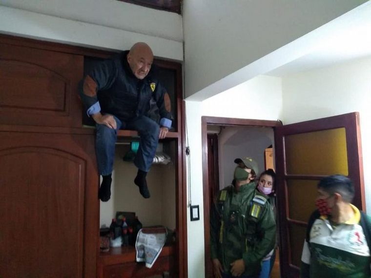 Detuvieron al represor Carlos Cialceta: estaba escondido en el placard