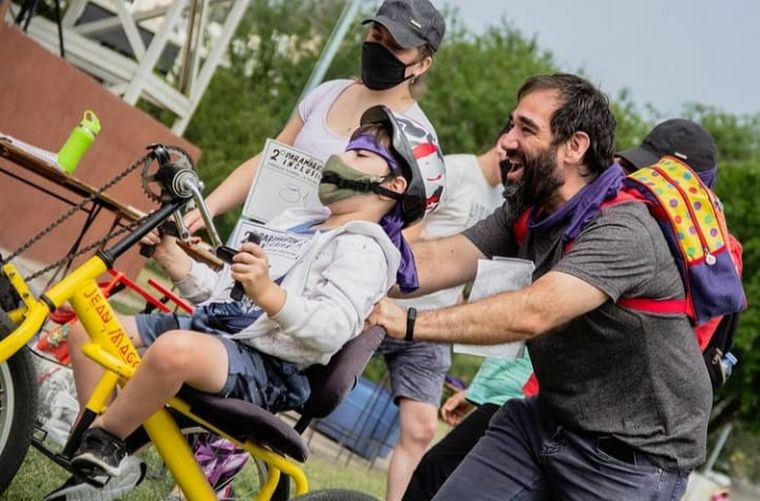 FOTO: Una paramaratón para encontrarse con toda la familia