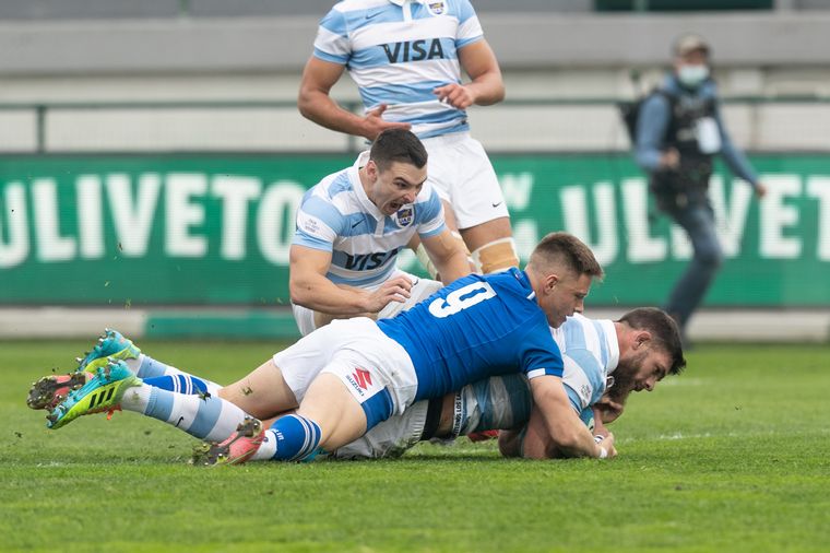 FOTO: El seleccionado argentino de rugby superó al conjunto europeo por 37 a 16. 