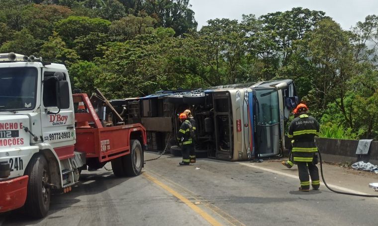 El autobús se dirigía desde Sao Paulo, la mayor urbe sudamericana.
