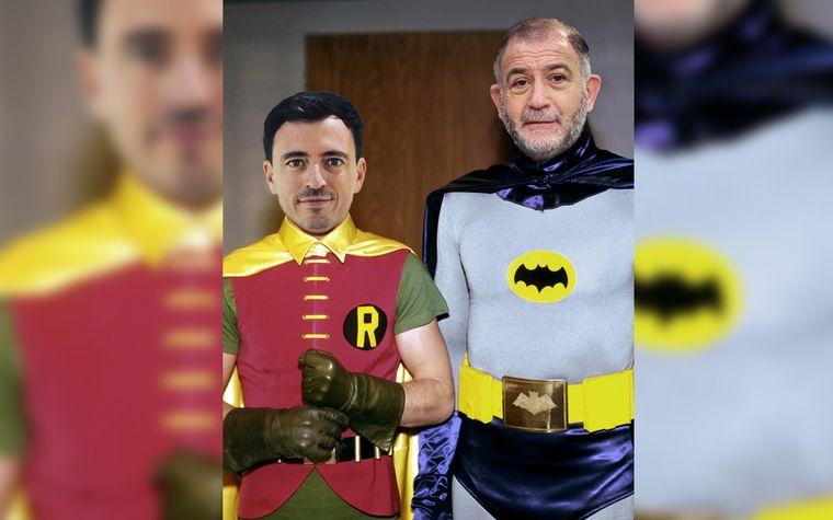 Batman Juez y De Loredo Robin