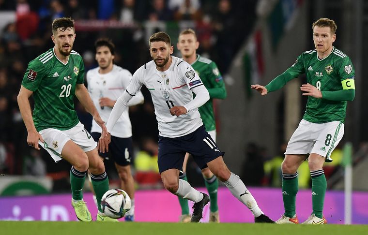 Italia no pudo con Irlanda del Norte y deberá jugar el repechaje para el Mundial.