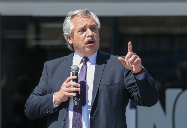 FOTO: Alberto Fernández, presidente de la Nación.