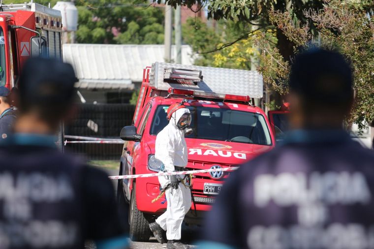 Reducida a escombros, así quedó la casa tras la explosión en barrio Marqués.