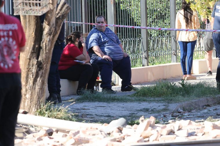 Reducida a escombros, así quedó la casa tras la explosión en barrio Marqués.