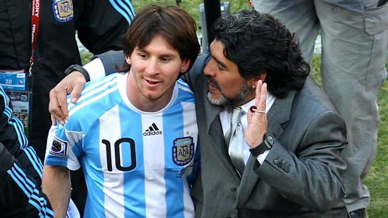Lionel Messi recordó con emoción a Diego Maradona.