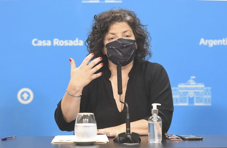FOTO: La ministra de Salud, Carla Vizzotti.