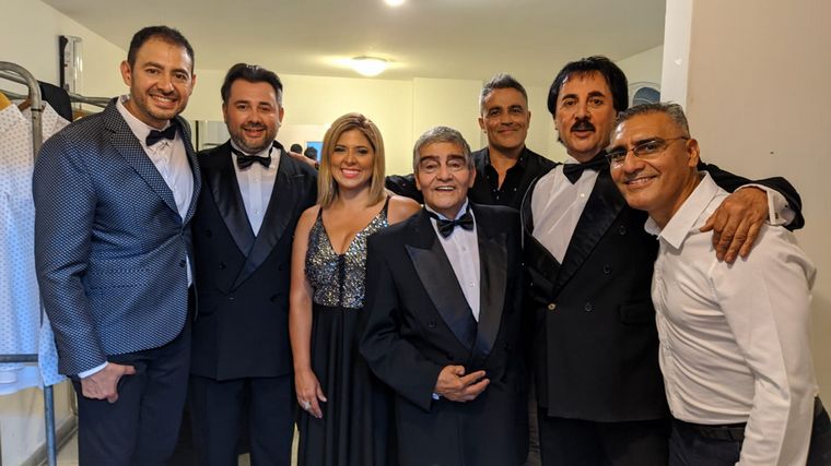 Raúl Monti cantó junto a Los Patricios.