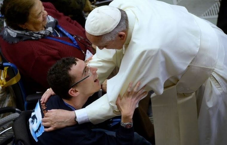 FOTO: El Papa Francisco envió su mensaje para las personas con discapacidad