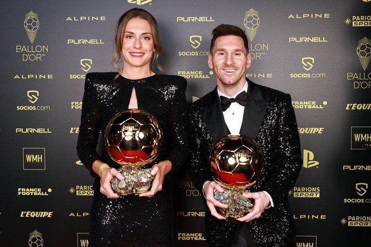 FOTO: Alexia Putellas y Lionel Messi, dos íconos del Barcelona.