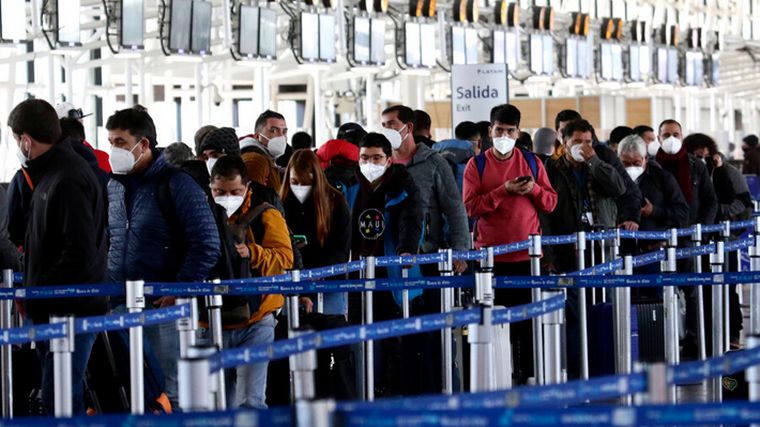 Se trata de un pasajero proveniente de Ghana.