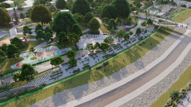 Así será la intervención del parque Las Heras.