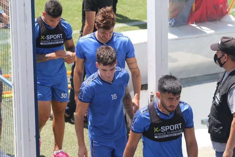 Último entrenamiento de Talles antes de la final de la Copa Argentina