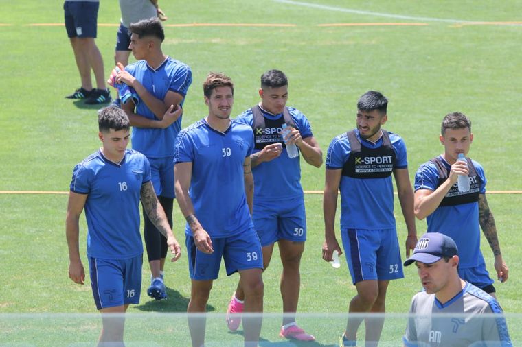 Último entrenamiento de Talles antes de la final de la Copa Argentina