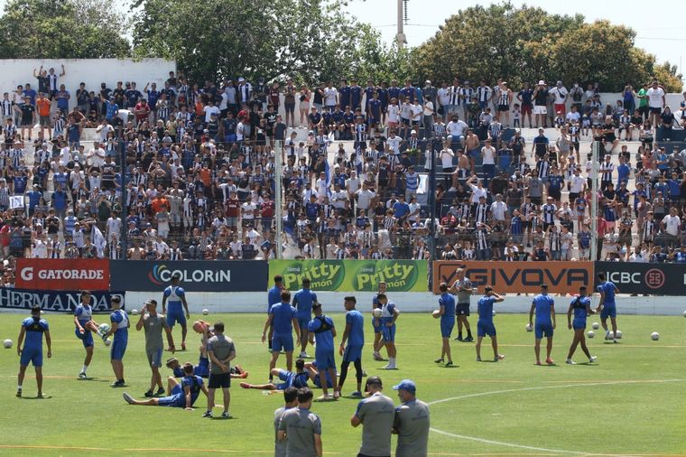 Último entrenamiento de Talles antes de la final de la Copa Argentina
