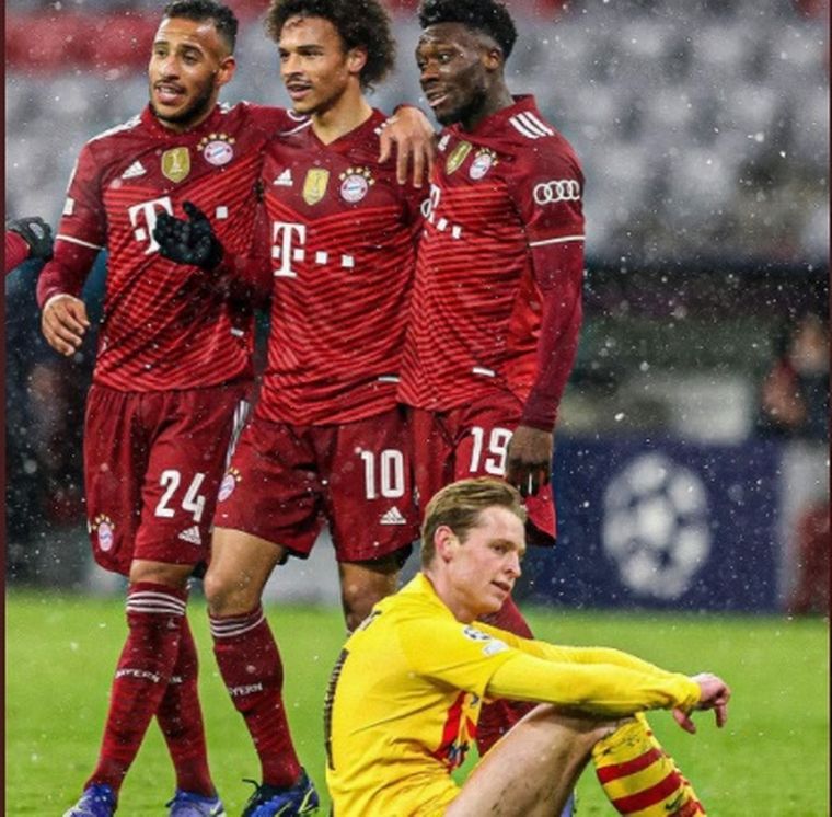 FOTO: Bayern Múnich goleó a Barcelona y lo eliminó.