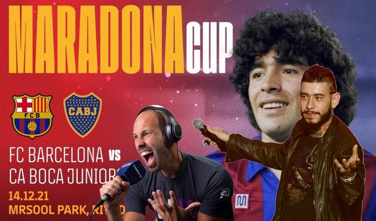 FOTO: Cadena 3 y Ulises Bueno estarán en la Copa Maradona en Arabia Saudita.
