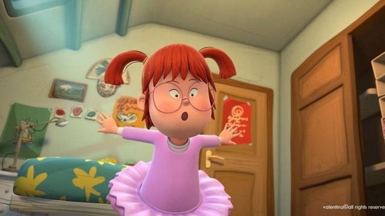 Valentina es la protagonista con síndrome de Down de una película animada española