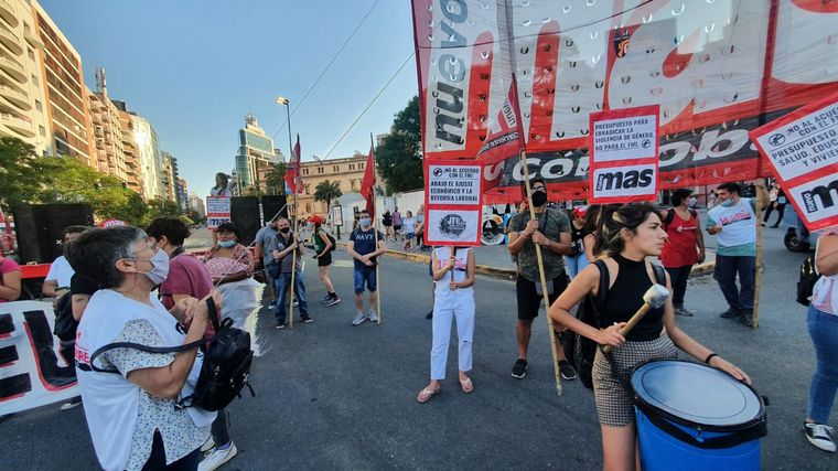 El Polo Obrero se movilizó en Córdoba (Foto: Daniel Cáceres).