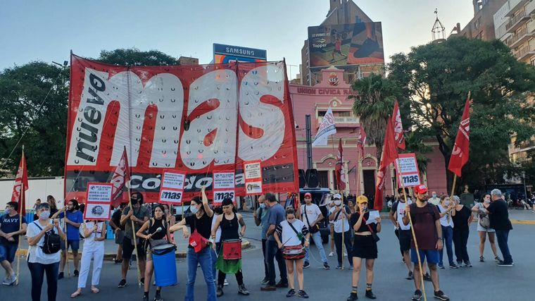 El Polo Obrero se movilizó en Córdoba (Foto: Daniel Cáceres).