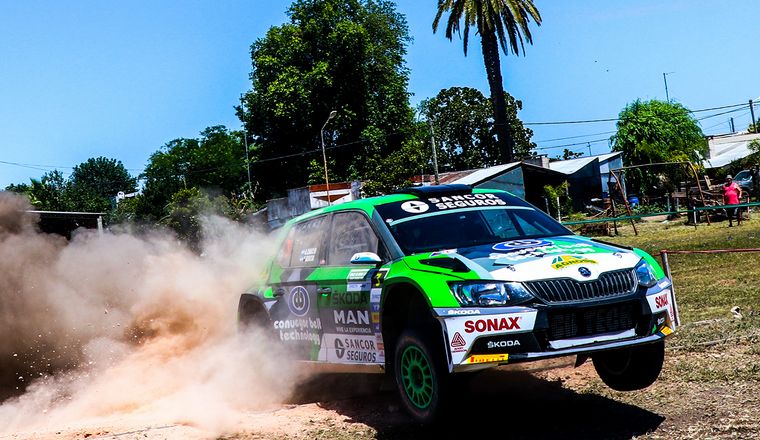 Cancio y el Skoda se encaminan a la victoria final.