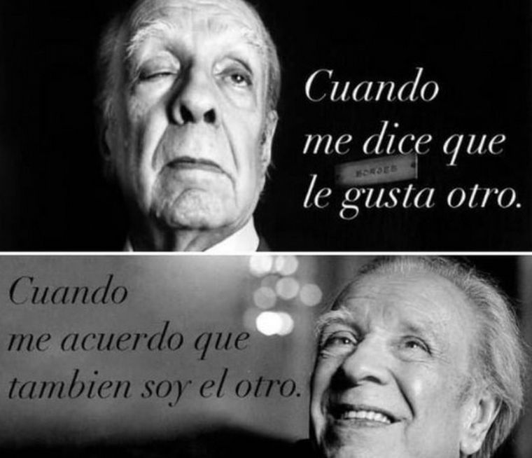 FOTO: Una cuenta de Instagram viraliza memes de Jorge Luis Borges