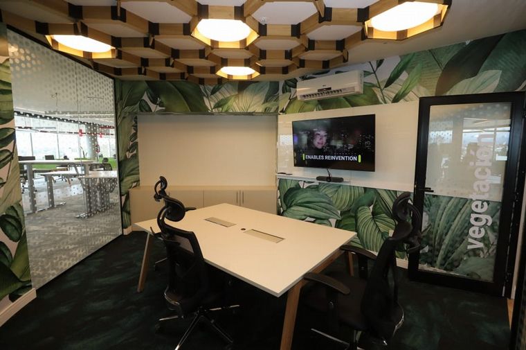 El acto de inauguración de las nuevas oficinas de Globant en la capital cordobesa. 