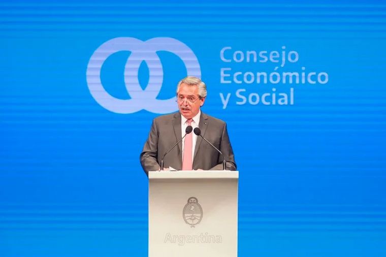 FOTO: El jefe de Estado habló en el cierre del Consejo Económico y Social. 