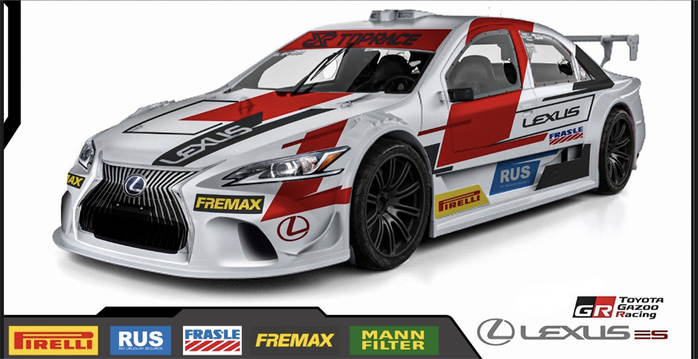 El nuevo Lexus de Toyota Gazoo Racing para 2022.