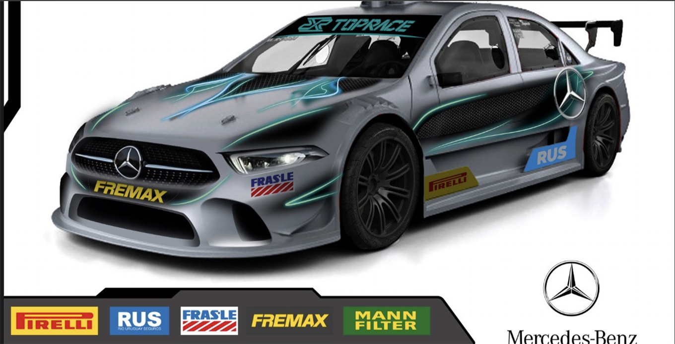 Así lucirá el modelo de Mercedes.