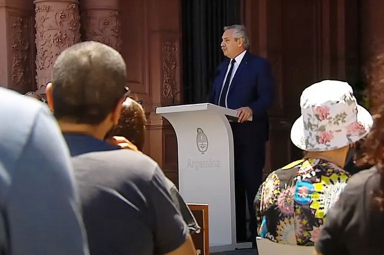 Alberto recordó a las víctimas del 2001: