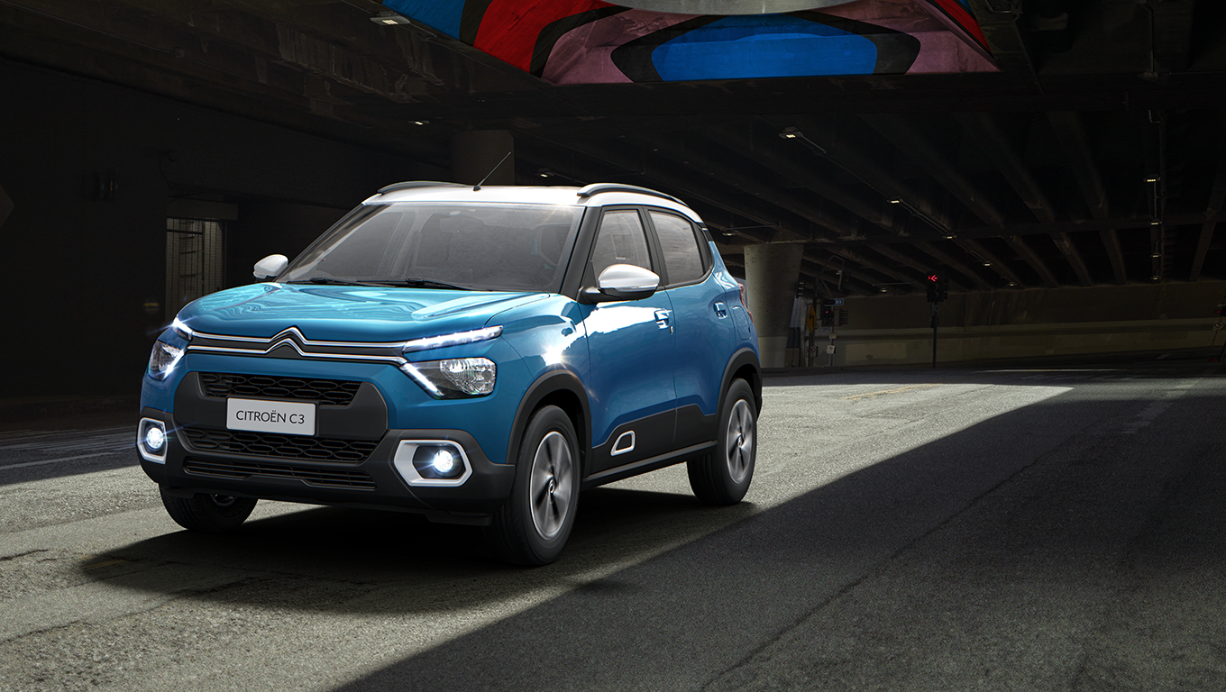 Nuevo CITROËN C3 en el stand de la marca en este 2022 en Cariló.