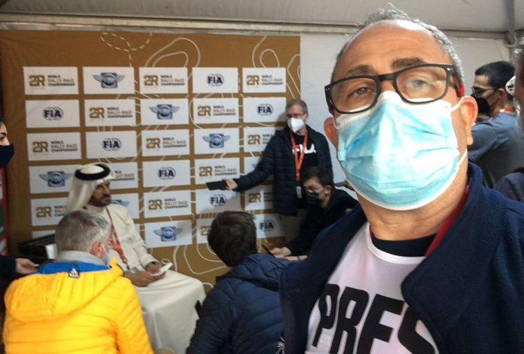 Cadena 3 Motor en la rueda de prensa con el presidente de FIA