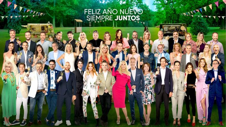 FOTO: Telefe celebra 10 años ininterrumpidos como el canal más visto de la TV.
