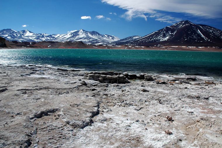 Salina de la Laguna Verde en Catamarca. Foto: Chile es tuyo