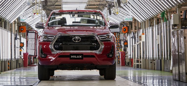 Hilux, lidera el segmento de pick ups medianas desde 2005.