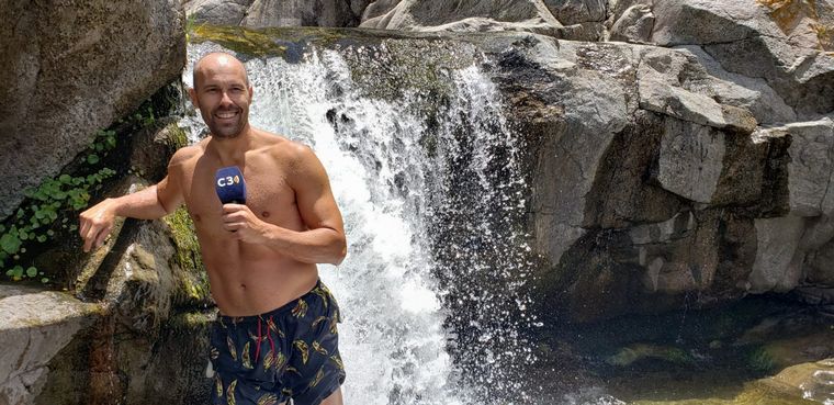 Tres cascadas, un imperdible balneario natural en Ascochinga