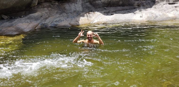 Tres cascadas, un imperdible balneario natural en Ascochinga