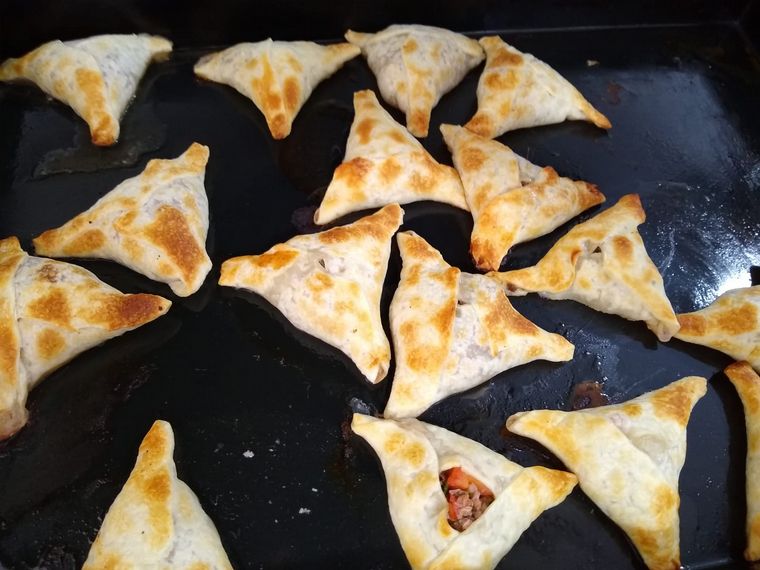 El paso a paso de las empanadas de cordero.