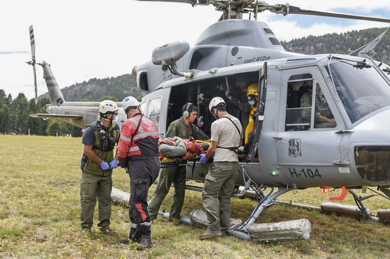 Dos andinistas murieron cuando subían al volcán Lanín.