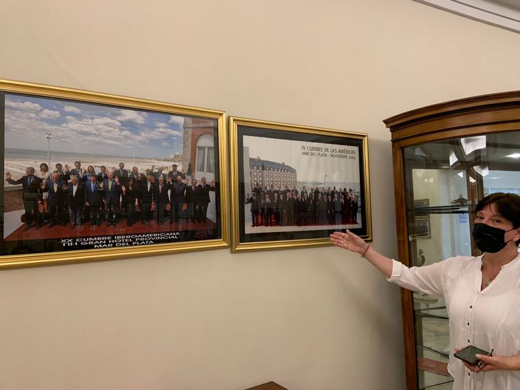 Mica Rodríguez visitó el NH Hotel Provincial, en Mar del Plata