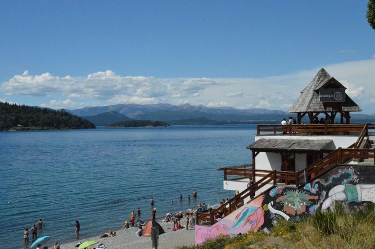 Playa Bonita, el imperdible en un día de calor en Bariloche