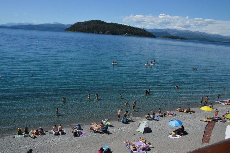 Playa Bonita, el imperdible en un día de calor en Bariloche