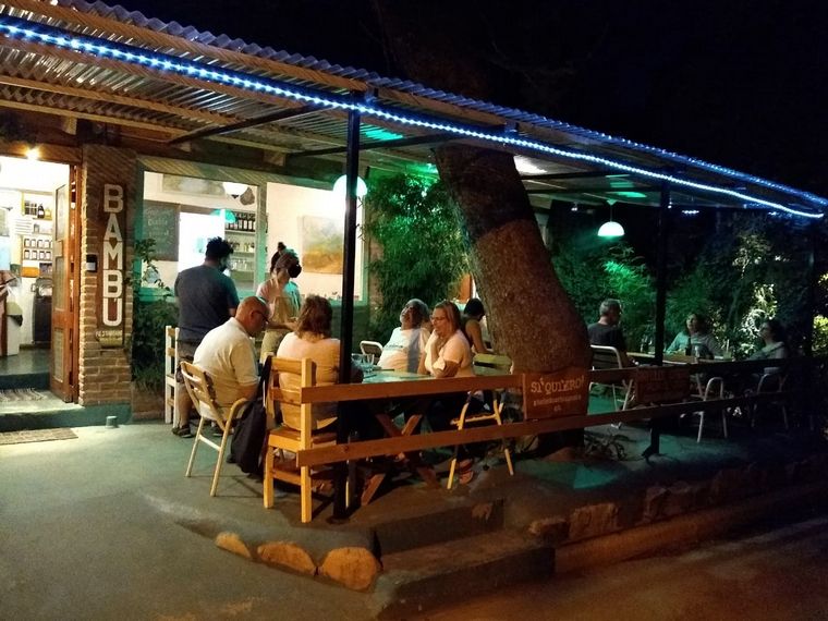 Bambú, una opción gastronómica vegetariana en San Marcos Sierras. 