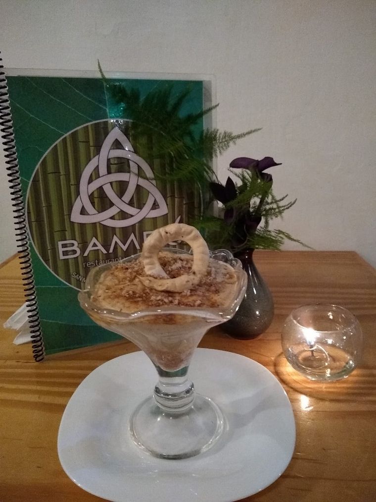 Bambú, una opción gastronómica vegetariana en San Marcos Sierras. 